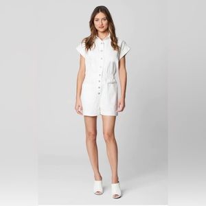 NWT XS BLANKNYC WHITE ROMPER